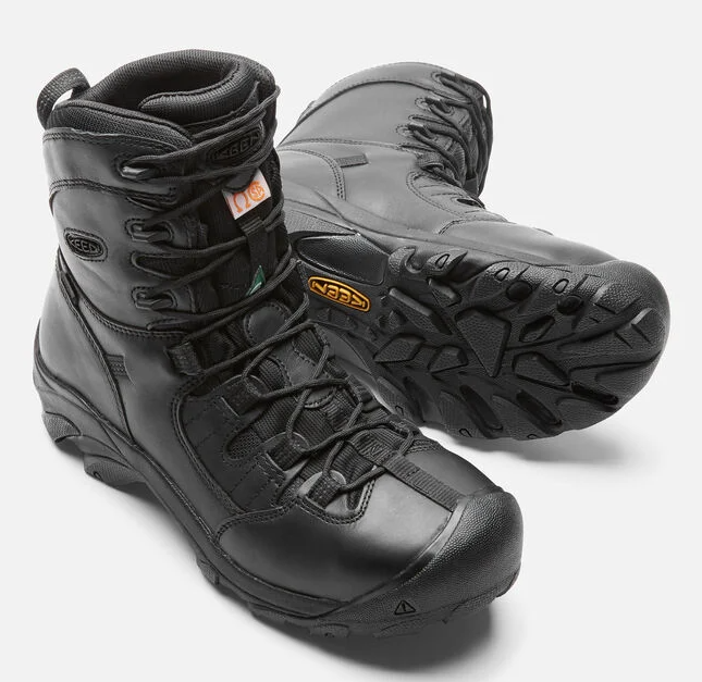 Keen Oshawa 8" Hommes Noir 1012767