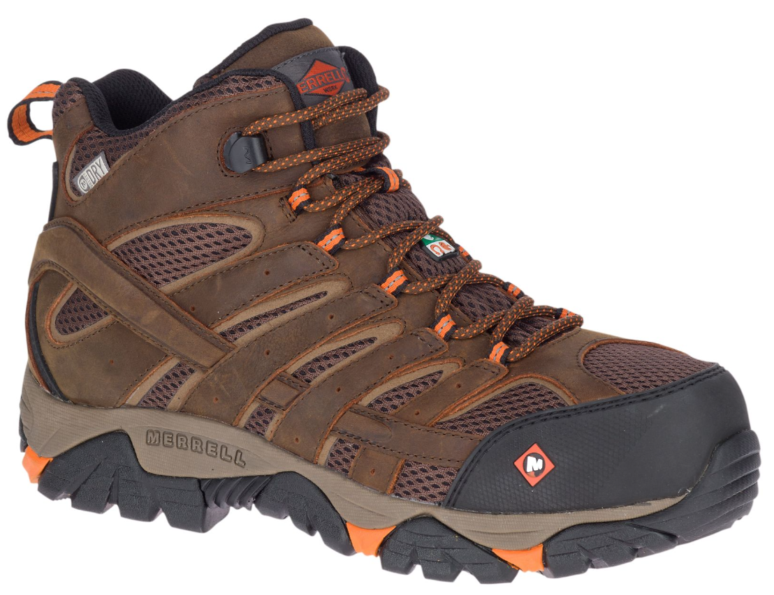 Moab Vertex Mid Waterproof CT CSA Wide Brown J19483W