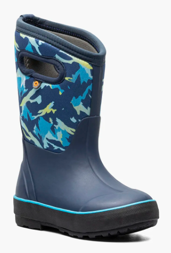 Bogs Classic II Winter Mountains Navy 72947-492